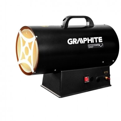 Dujinis šildytuvas Graphite 58GE101, 30KW, akumuliatorinis 18V Dujinis šildytuvas Graphite 58GE101, 30KW, akumuliatorinis 18V