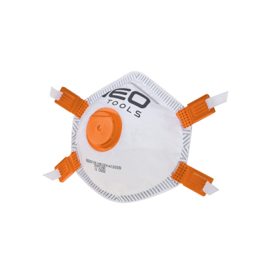 Dulkių apsaugos puskaukė, FFP3, with valve and silicone sealing inside, 3 vnt