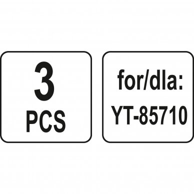 Dulkių maišai siurbliui Yato 70 l (skirta YT-85710 ir kt.), 3 vnt. 2 Dulkių maišai siurbliui Yato 70 l (skirta YT-85710 ir kt.), 3 vnt. 2