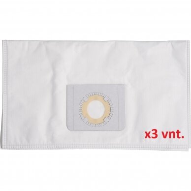 Dulkių maišai Yato YT-85735, 3 vnt. (tinka YT-85700) Dulkių maišai Yato YT-85735, 3 vnt. (tinka YT-85700)