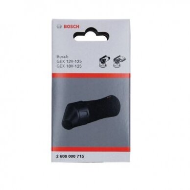 Dulkių maišas Bosch GEX 12V, 18V, 125mm, 2608000715 1 Dulkių maišas Bosch GEX 12V, 18V, 125mm, 2608000715 1