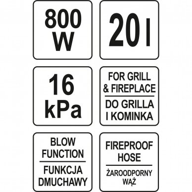 Dulkių, pelenų siurblys Sthor 20L 800W (78870) 4 Dulkių, pelenų siurblys Sthor 20L 800W (78870) 4