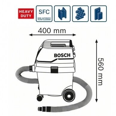 Dulkių siurblys Bosch GAS 25 L SFC Professional 1