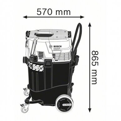 Dulkių siurblys Bosch GAS 55 M AFC Professional 1 Dulkių siurblys Bosch GAS 55 M AFC Professional 1