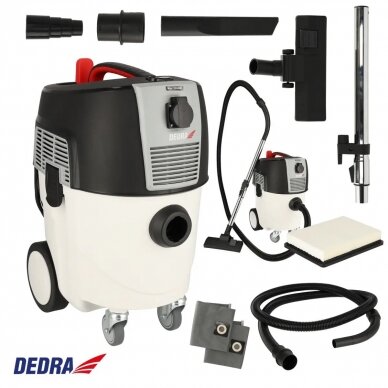 Dulkių siurblys DEDRA DED6607, 1600W (automatinis filtro nupurtymas) Dulkių siurblys DEDRA DED6607, 1600W (automatinis filtro nupurtymas)