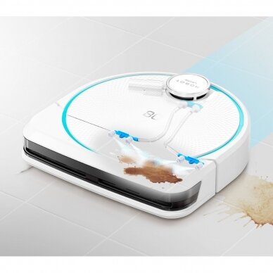 Dulkių siurblys, plaunantis robotas Hobot Legee D8 + LuLu automatinė stotelė 9