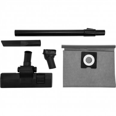 Dulkių siurblys pramoninis Yato, drėgna ir sausa funkcija, 1600W, 30 l (YT-85715) 1 Dulkių siurblys pramoninis Yato, drėgna ir sausa funkcija, 1600W, 30 l (YT-85715) 1