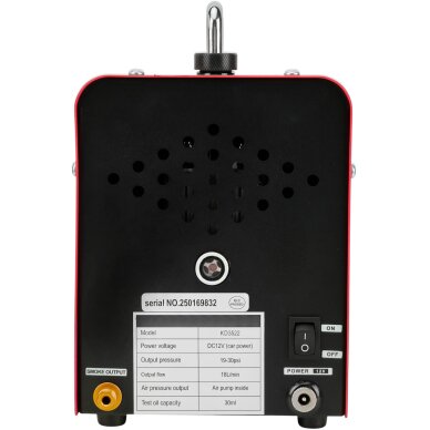 Dūmų generatorius 12V 18 l/min 30ml 3 Dūmų generatorius 12V 18 l/min 30ml 3