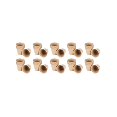 Durpių ankštys: 8 x 8 x 7,8 cm, 60 vnt