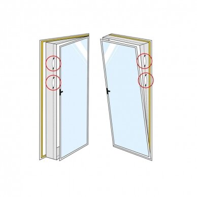 Durų ir langų tarpinė Trotec AirLock 1000 3 Durų ir langų tarpinė Trotec AirLock 1000 3