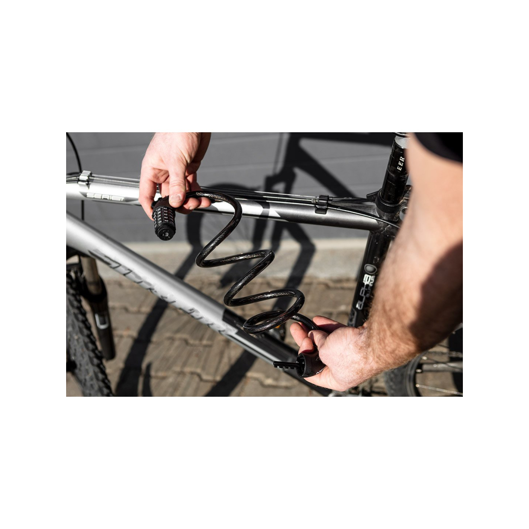 Dviračių apsauga, koduotas užraktas 3