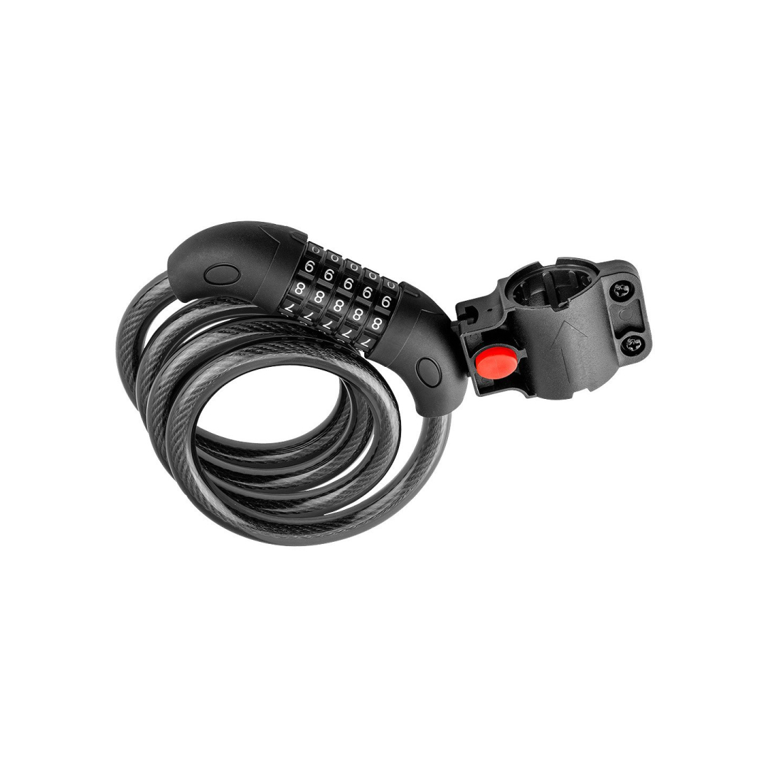 Dviračių apsauga, koduotas užraktas