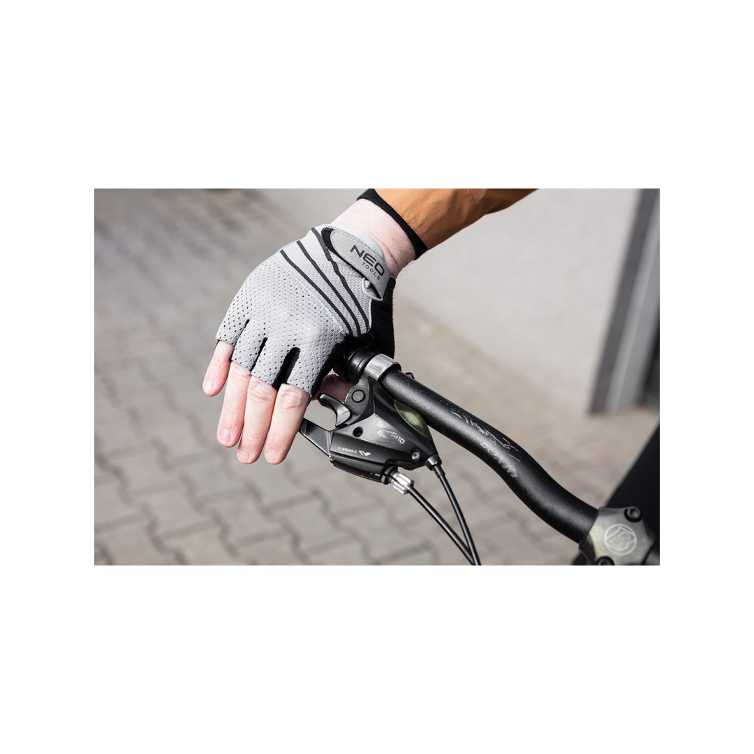 Dviratininkų pirštinės be pirštų, L dydis 2