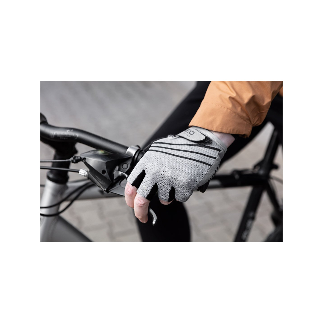 Dviratininkų pirštinės be pirštų, M dydis 1