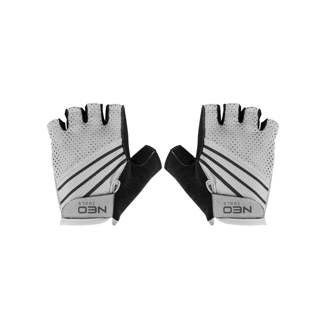 Dviratininkų pirštinės be pirštų, XL dydis