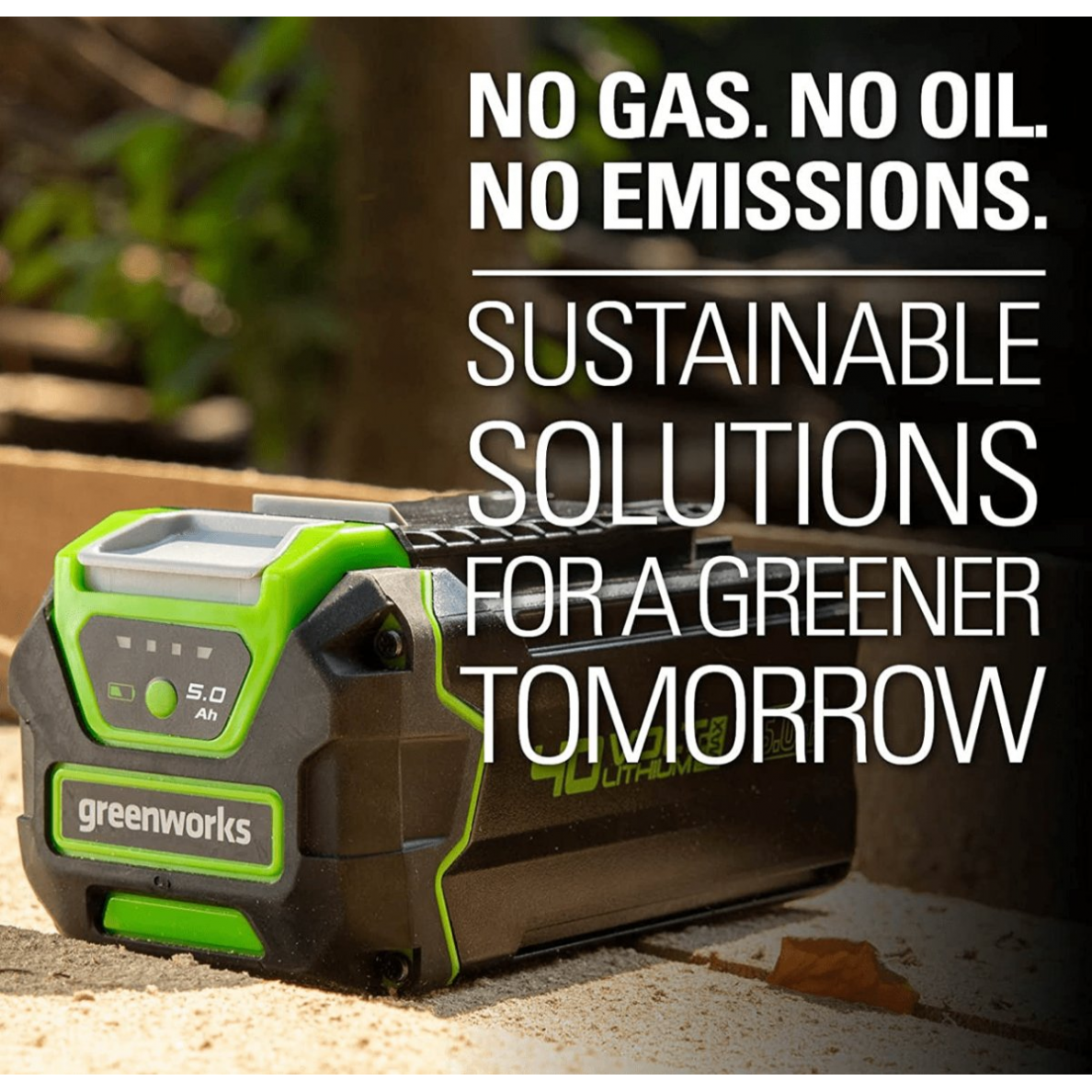 Dviejų akumuliatorių komplektas Greenworks G40BK4X, 40 V, 4,0 Ah 2 Dviejų akumuliatorių komplektas Greenworks G40BK4X, 40 V, 4,0 Ah 2