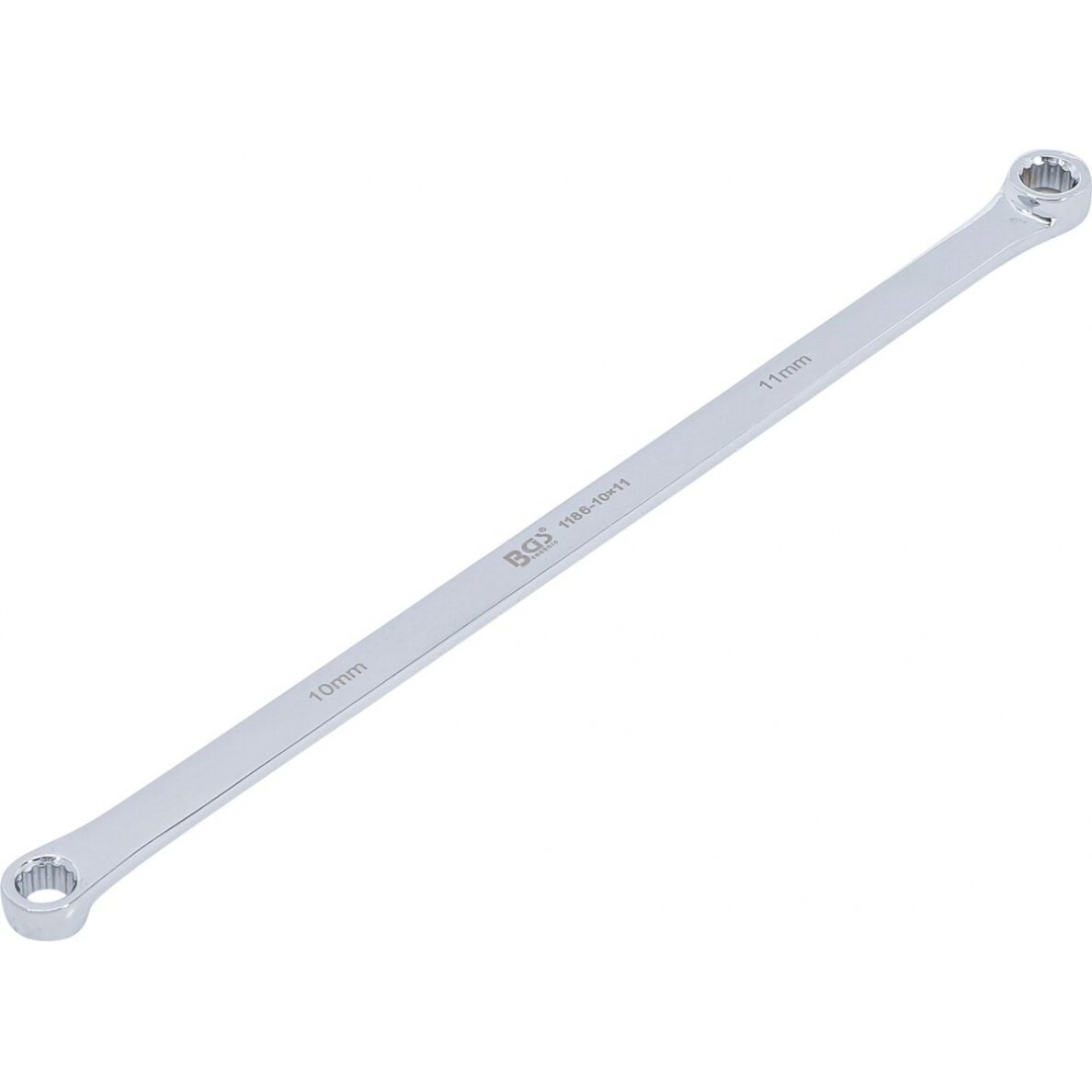 Dvigubas veržliaraktis | ypač ilgas | 10 x 11 mm (1186-10x11) Dvigubas veržliaraktis | ypač ilgas | 10 x 11 mm (1186-10x11)