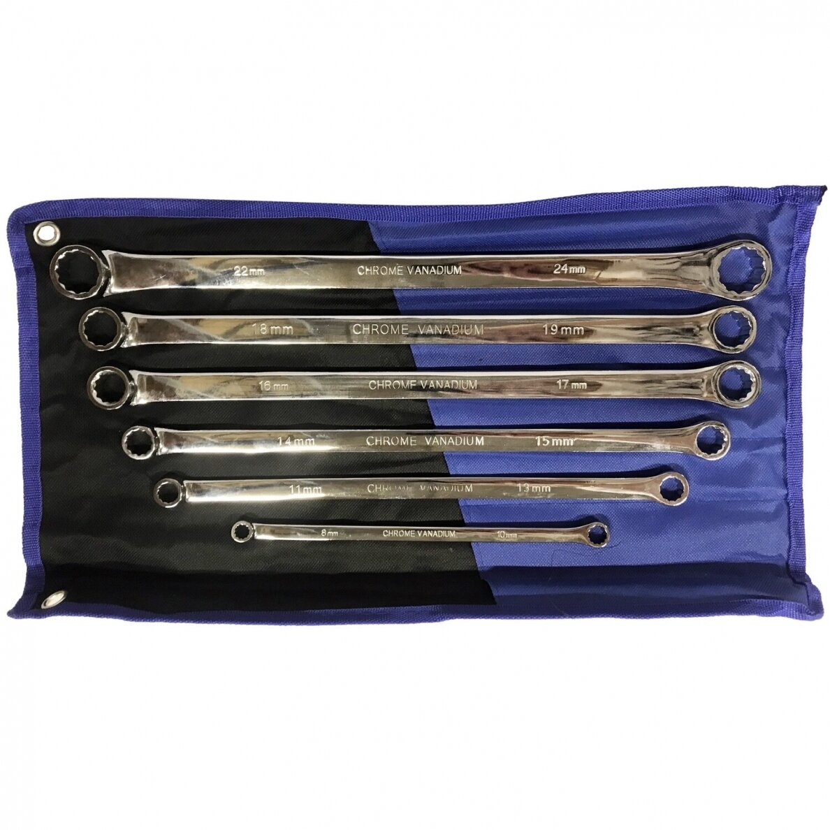 Dvigubo žiedo raktų rinkinys | ilgas tipas | 8 - 24 mm | 6 vnt. (SK5006) 2 Dvigubo žiedo raktų rinkinys | ilgas tipas | 8 - 24 mm | 6 vnt. (SK5006) 2