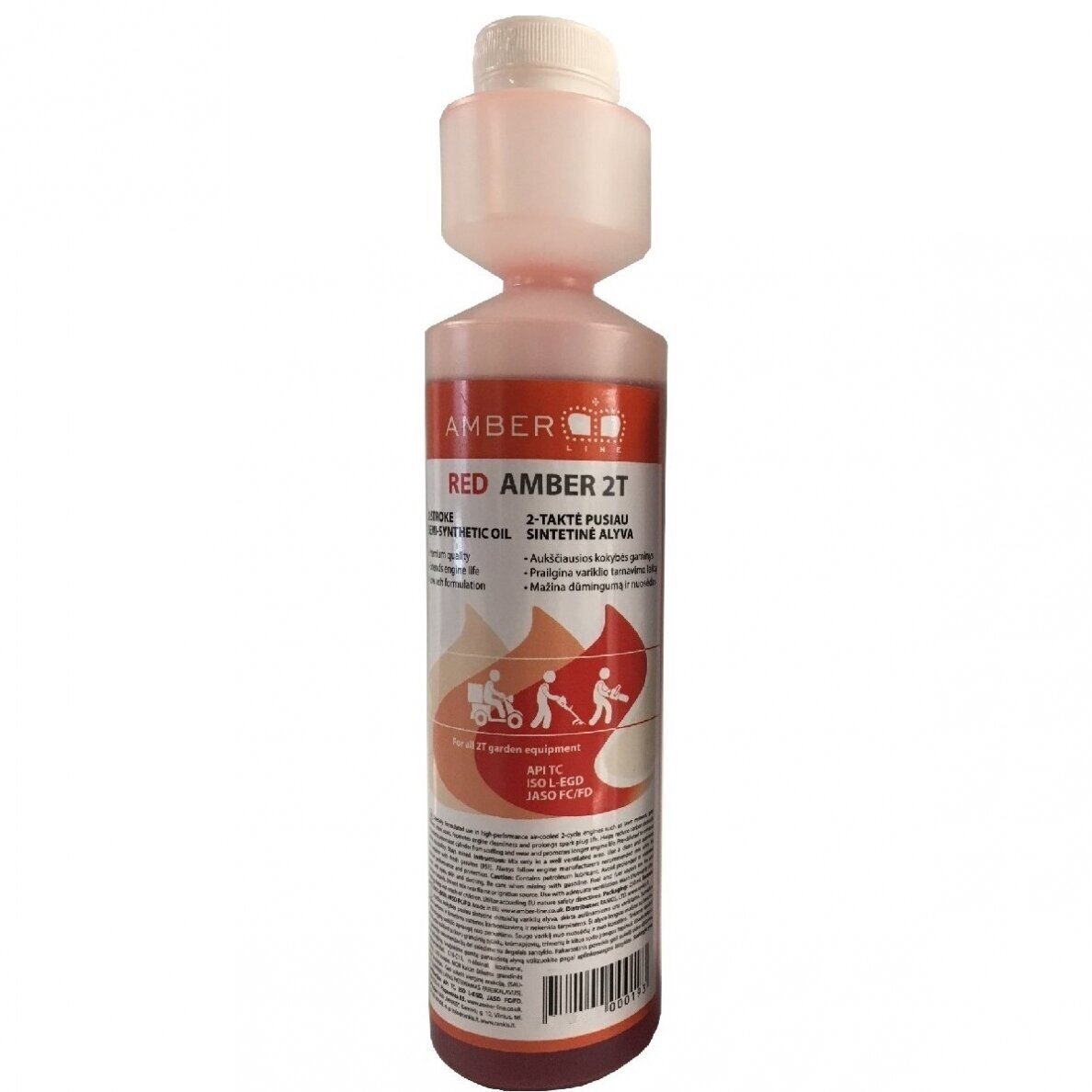 Dvitaktė alyva Amber-line, raudona, 2T, 250 ml Dvitaktė alyva Amber-line, raudona, 2T, 250 ml
