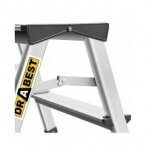 Dvipusės aliuminio kopėčios DRABEST DD2 125 kg