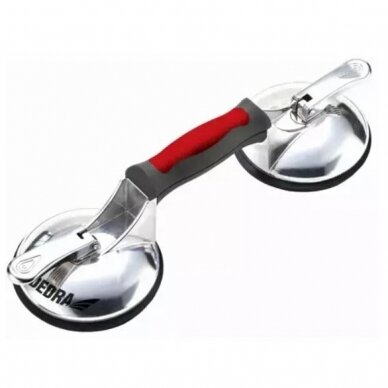 Dvigubas aliuminis kėliklis Dedra DED06P12, 2x123 mm, max 120 kg 1 Dvigubas aliuminis kėliklis Dedra DED06P12, 2x123 mm, max 120 kg 1