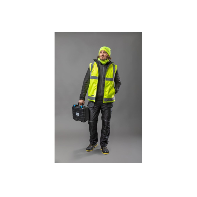 Dvipusė įspėjamoji liemenė L dydis 1 Dvipusė įspėjamoji liemenė L dydis 1