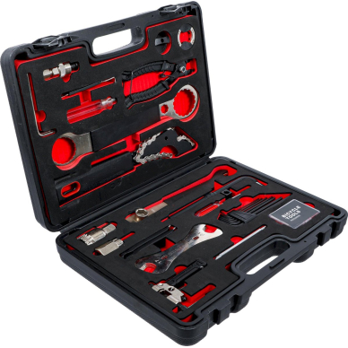 Dviračių remonto įrankių rinkinys | 32 vnt. (90100) Dviračių remonto įrankių rinkinys | 32 vnt. (90100)