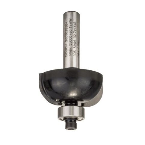 Dvipusė pusapvalė freza Bosch H R=10 mm, l=14 mm, 2608628364 Dvipusė pusapvalė freza Bosch H R=10 mm, l=14 mm, 2608628364