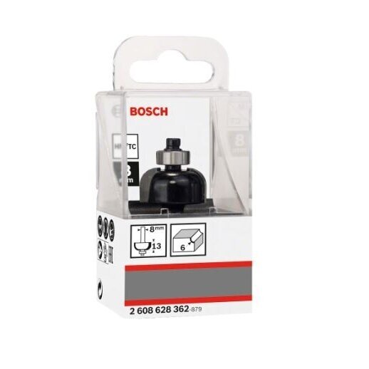 Dvipusė pusapvalė freza Bosch H R=6 mm, l=13 mm, 2608628362 1 Dvipusė pusapvalė freza Bosch H R=6 mm, l=13 mm, 2608628362 1