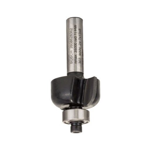 Dvipusė pusapvalė freza Bosch H R=6 mm, l=13 mm, 2608628362 Dvipusė pusapvalė freza Bosch H R=6 mm, l=13 mm, 2608628362