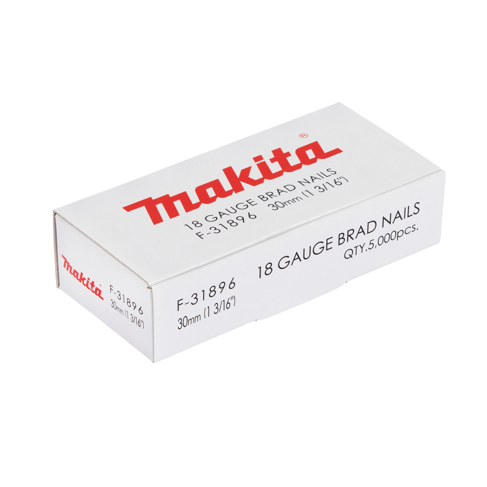 Smeigės Makita F-31896, 1,2x30mm, 18ga, 5000 vnt. 1 Smeigės Makita F-31896, 1,2x30mm, 18ga, 5000 vnt. 1