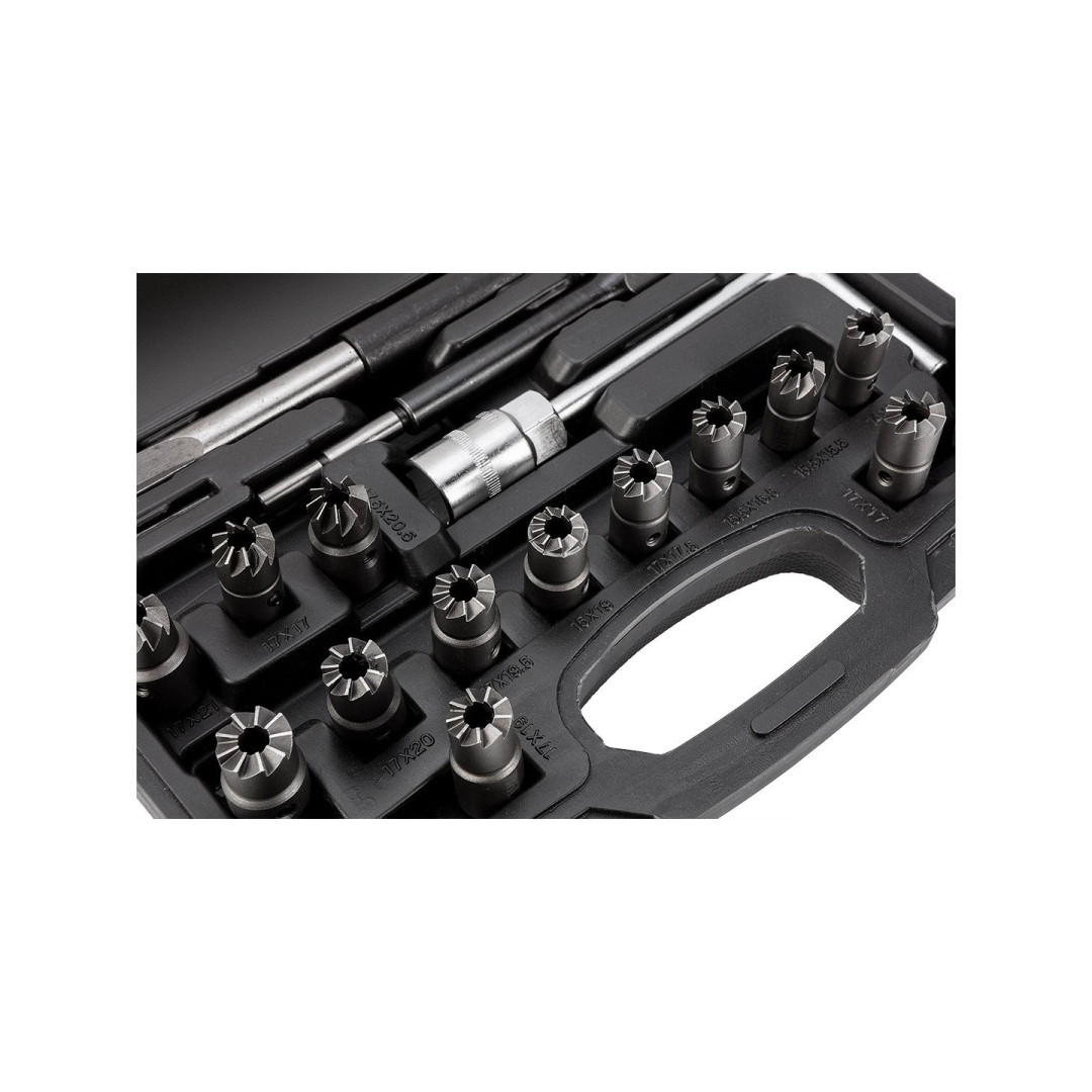 Dyzelinių degalų purkštukų lizdų valymas, 17 vnt. rinkinys 4