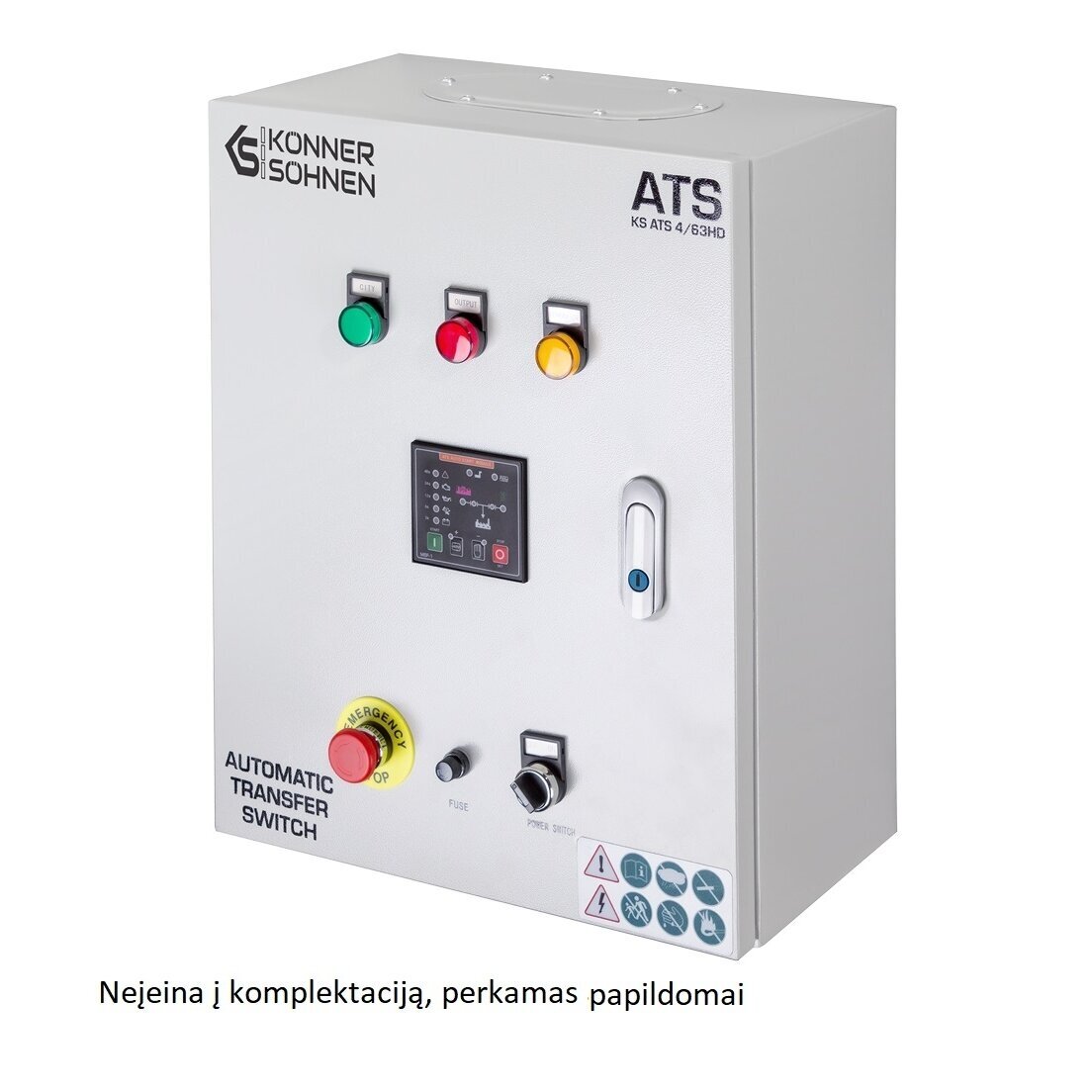 Dyzelinis generatorius Könner&Söhnen KS 8100HDE-1/3 ATSR, 6.5 kW 5