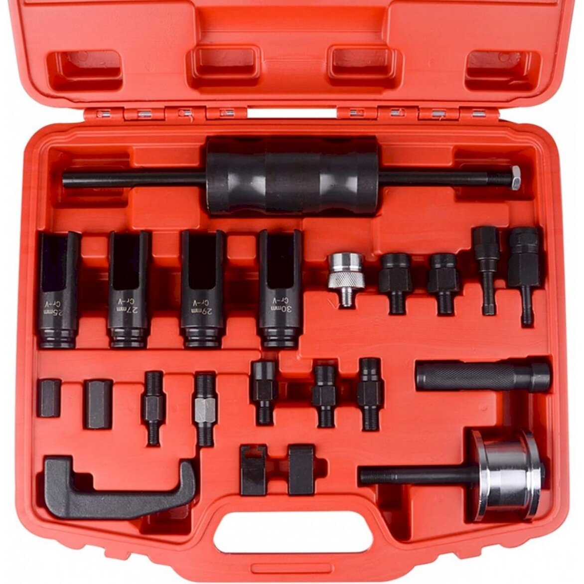 Dyzelinių purkštukų išėmėjų/iškalėjų / išsukėjų rinkinys | Midi (SK8051) Dyzelinių purkštukų išėmėjų/iškalėjų / išsukėjų rinkinys | Midi (SK8051)