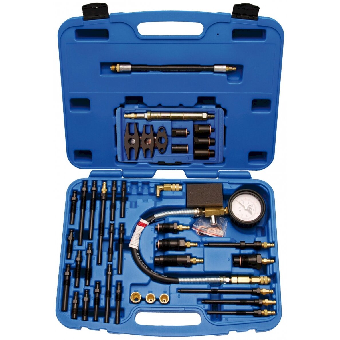 Dyzelinių ir benzininių variklių kompresijos matavimo rinkinys (8400) Dyzelinių ir benzininių variklių kompresijos matavimo rinkinys (8400)