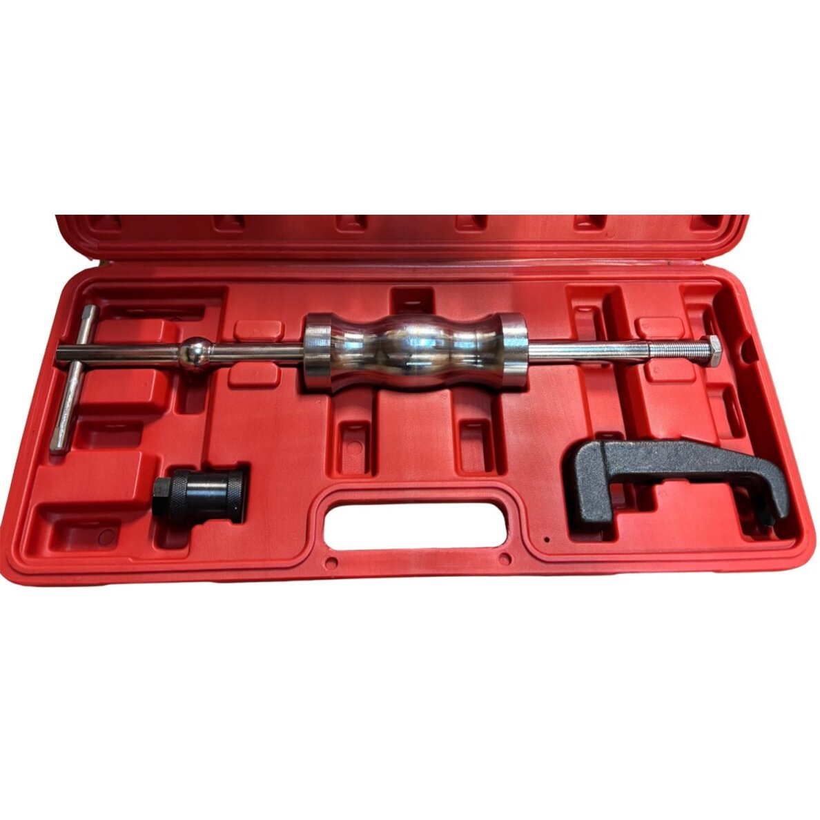 Dyzelinių purkštukų ištraukimo auselė su adapteriu ir atbuliniu plaktuku | 3 vnt. (62005V)