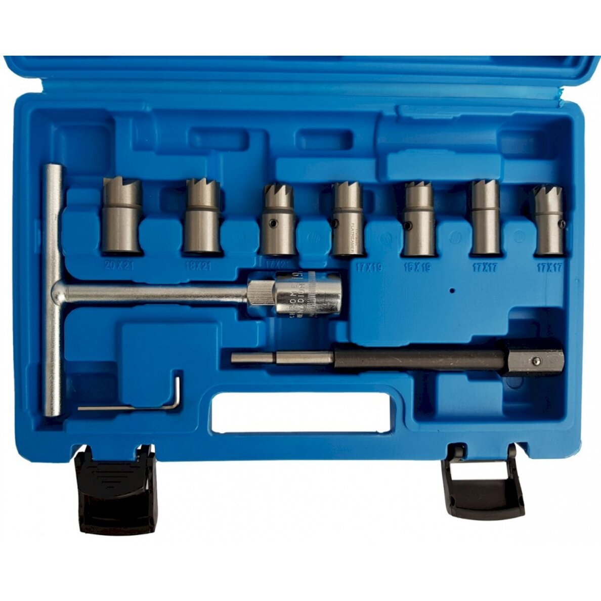 Dyzelinių purkštukų lizdų valymo rinkinys | 9 vnt. (SK8050) Dyzelinių purkštukų lizdų valymo rinkinys | 9 vnt. (SK8050)