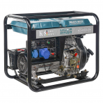 Dyzelinis generatorius Könner&Söhnen  KS 6100HDE (EURO V), 5.5 kW, (Išankstinė prekyba)
