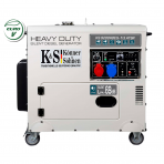 Dyzelinis generatorius Könner&Söhnen KS 9200HDES-1/3 ATSR (EURO V),  7,5 kW, (Išankstinė prekyba)