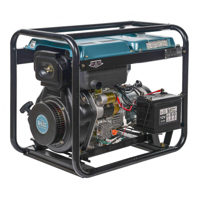Dyzelinis generatorius Könner&Söhnen  KS 6100HDE (EURO V), 5.5 kW, (Išankstinė prekyba) 3