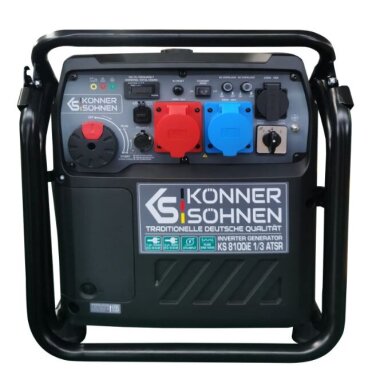 Inverterinis generatorius Könner&Söhnen KS 8100iE 1/3 ATSR, 8.0kW 1 Inverterinis generatorius Könner&Söhnen KS 8100iE 1/3 ATSR, 8.0kW 1