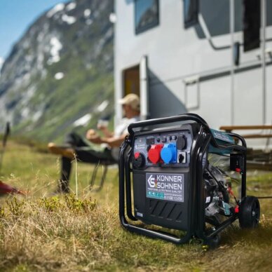 Inverterinis generatorius Könner&Söhnen KS 8100iE 1/3 ATSR, 8.0kW 7