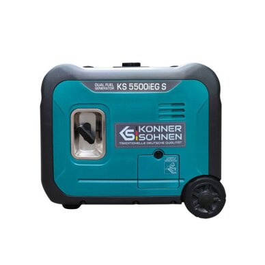 Dujų ir benzino inverterinis generatorius KONNER & SOHNEN KS 5500iEG S, 5500W 4