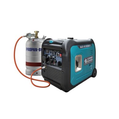 Dujų ir benzino inverterinis generatorius KONNER & SOHNEN KS 5500iEG S, 5500W 5