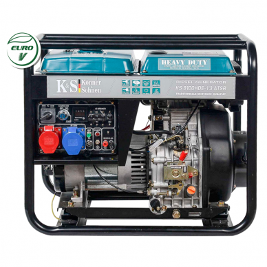Dyzelinis generatorius Könner&Söhnen KS 8100HDE-1/3 ATSR, 6.5 kW 3