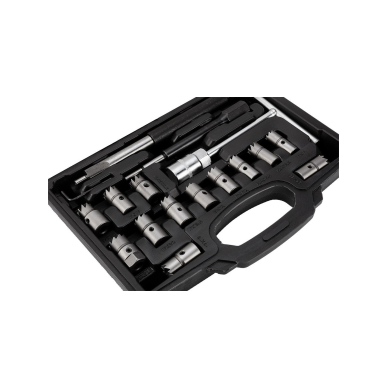 Dyzelinių degalų purkštukų lizdų valymas, 17 vnt. rinkinys 3 Dyzelinių degalų purkštukų lizdų valymas, 17 vnt. rinkinys 3