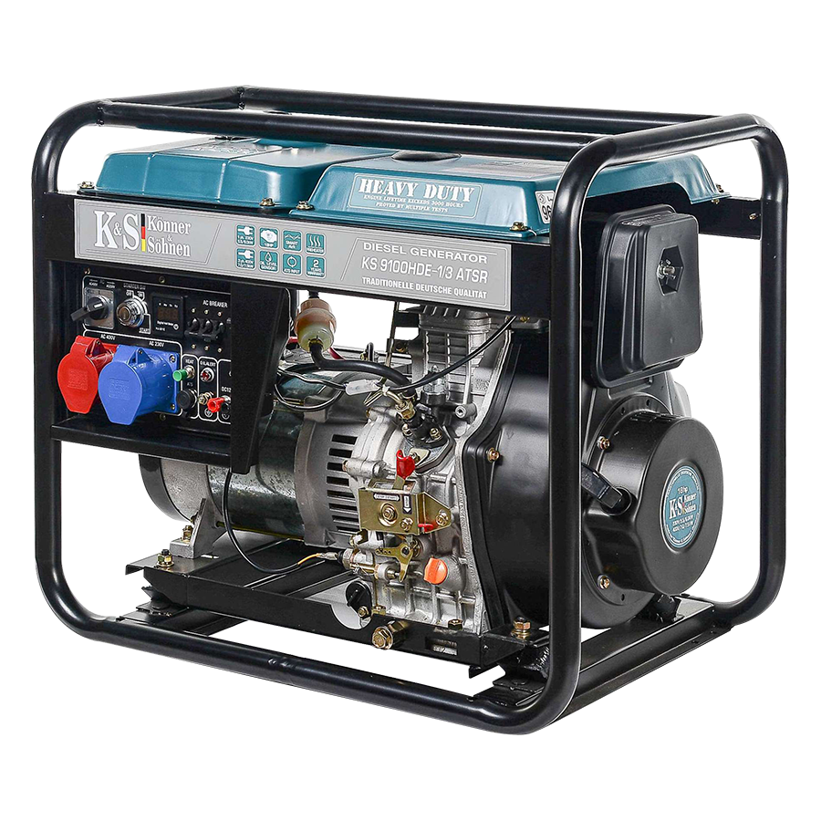 Dyzelinis generatorius Könner&Söhnen KS 9100HDE-1/3 ATSR (EURO V),  7,5 kW 2