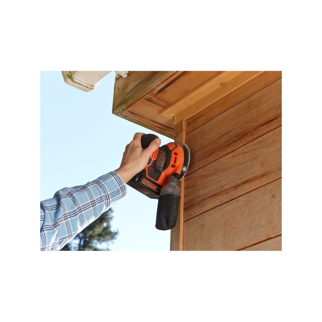 Ekscentrinis Šlifuoklis, 18V BDCROS18N-XJ, (be akumuliatoriaus ir pakrovėjo), Black&Decker 6 Ekscentrinis Šlifuoklis, 18V BDCROS18N-XJ, (be akumuliatoriaus ir pakrovėjo), Black&Decker 6