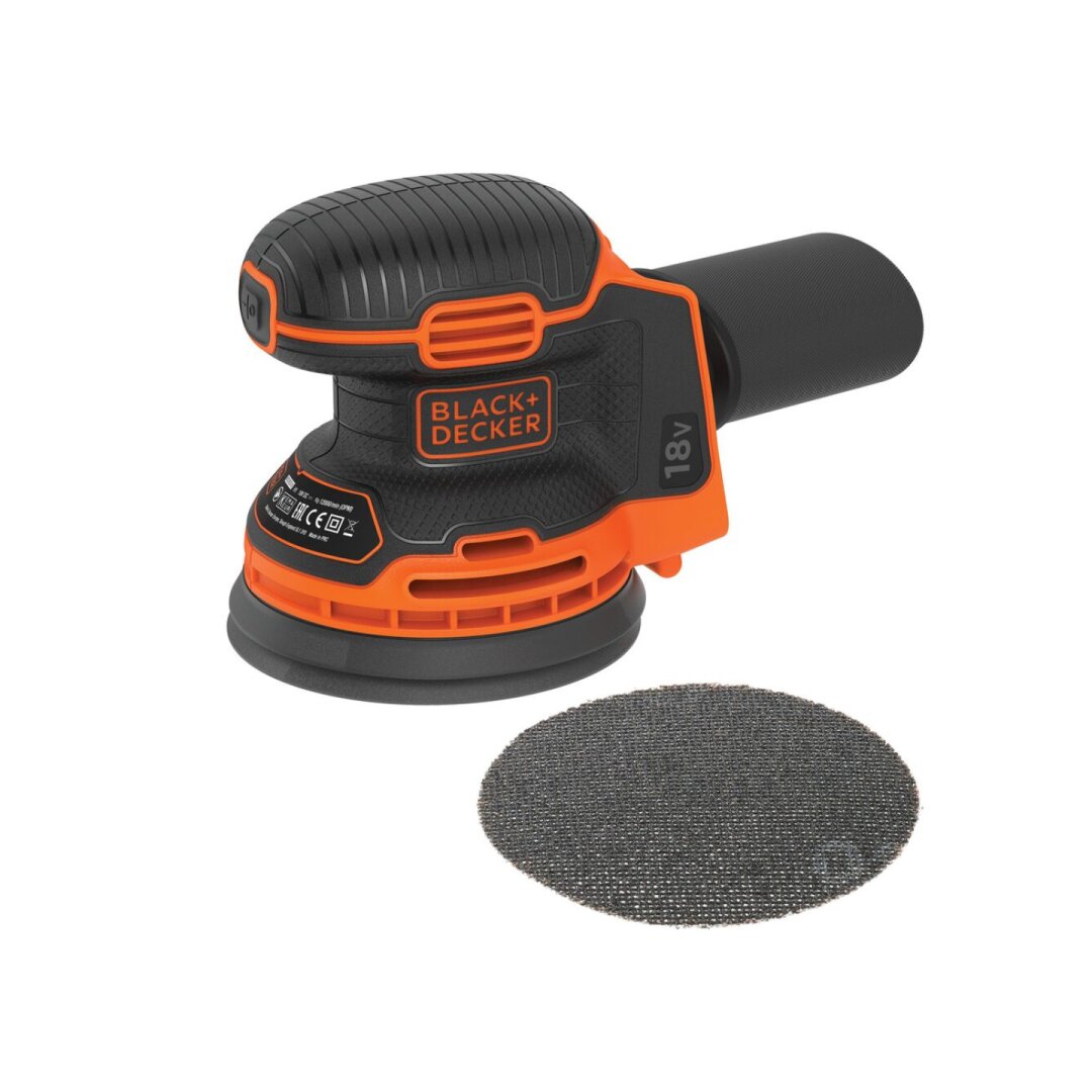 Ekscentrinis Šlifuoklis, 18V BDCROS18N-XJ, (be akumuliatoriaus ir pakrovėjo), Black&Decker