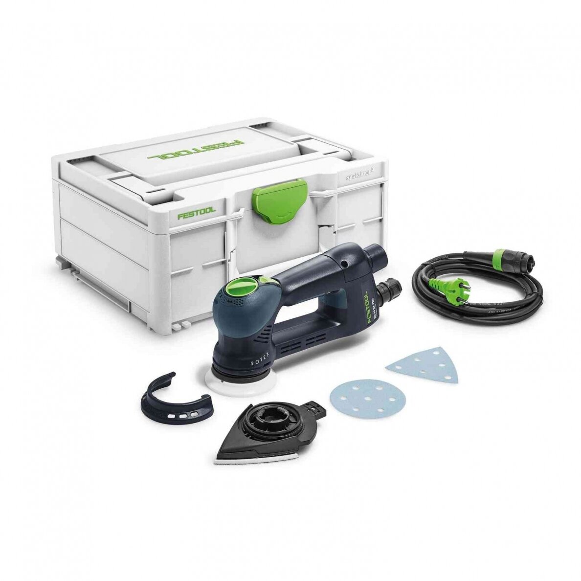 Ekscentrinis šlifuoklis su pavara ROTEX Festool RO 90 DX FEQ-Plus (576259) Ekscentrinis šlifuoklis su pavara ROTEX Festool RO 90 DX FEQ-Plus (576259)